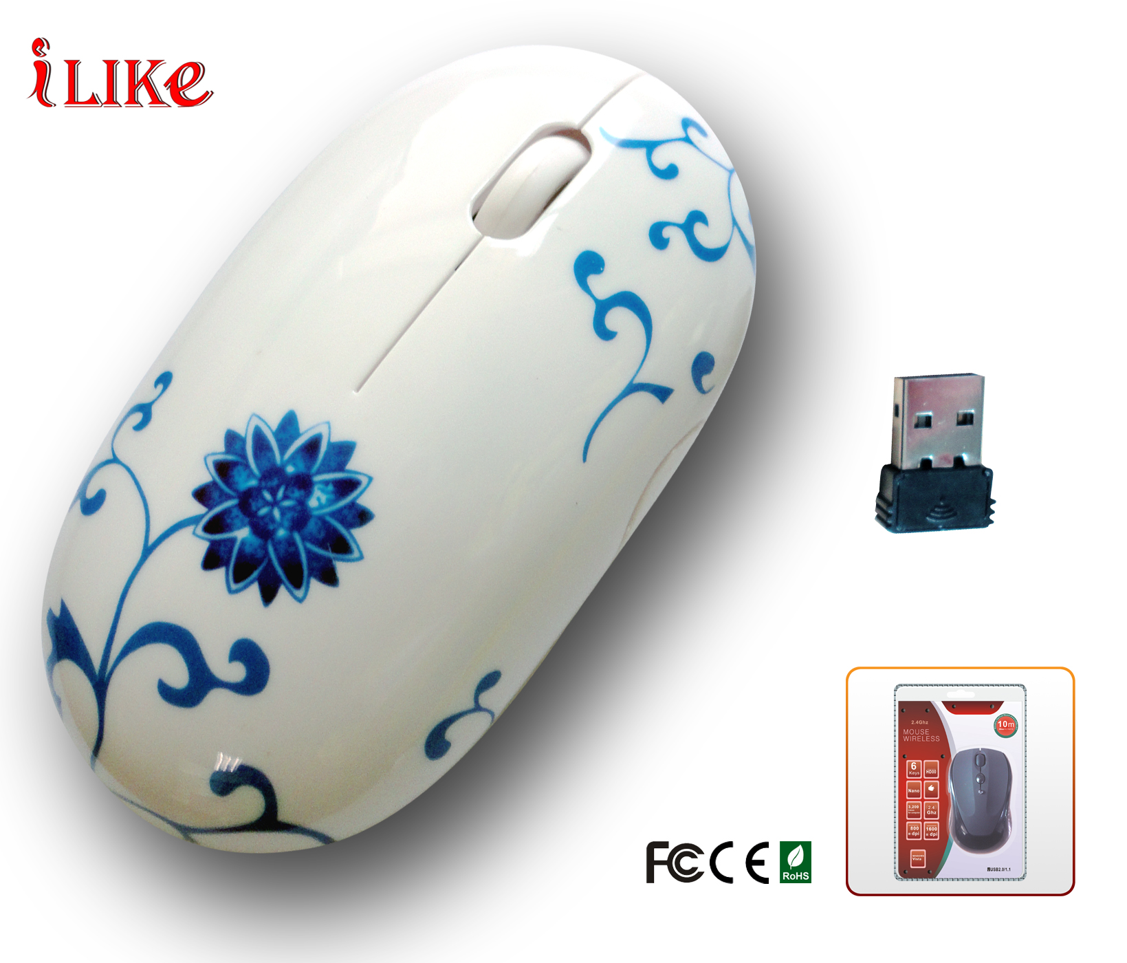 Gift porcelain Wireless Mouse 